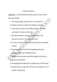 Get our free printable comma worksheets and teach them this skill in minutes. Comma Practice Worksheets 99worksheets