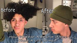 How To Wear A Beanie If You Have Curly Hair Youtube