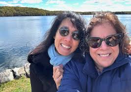 Annual foliage hike w my sweet friend. I almost stepped