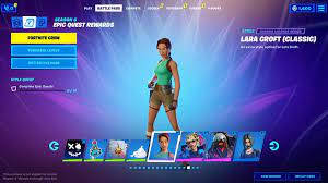 Chapter 2, season 6 kicks off with a wild tech wipeout, new weapons crafting, and tomb raider's lara croft. 3vh Kxza6 L M