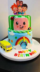 Cocomelon birthday cake for 2 year old boy. Cocomelon Cake Watermelon Birthday Parties 2nd Birthday Party For Girl Boys 1st Birthday Cake