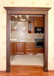 варианты оформления как оформить дверной проем без двери на кухню фото Otdelka Dvernogo Proema Drevesinoj Foto V 2020 G Dizajn Dveri Dvernoj Proem Dom