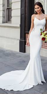 Glamorous Tulle Acetate Satin Spaghetti Straps Neckline Mermaid Wedding Dress With Beaded Embroidery Wedding Dresses Mermaid Wedding Dress Dresses