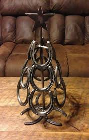 Horseshoe Christmas Tree Horseshoe Decor Horseshoe Art Metal Tree Wall Art