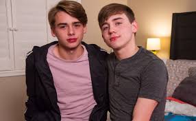 Horny cute gay twinks having sex
