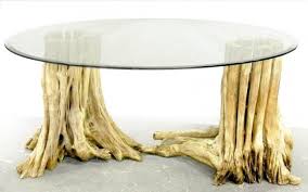 Table Base Cypress Tree Stump Glass Top Dining Table Dining Table Tree Stump Table