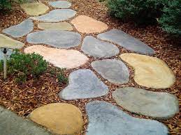 Picture Garden Stepping Stones Stone Walkway Stepping Stone Paths