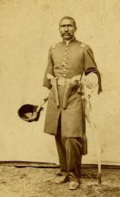 Unidentified union soldier (right), presumably with family members. African American Civil War Soldiers Kansapedia Kansas Historical Society