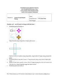 Panjang diagonal ruang balok tersebut adalah …. Soal Ph Kelas 5 Semester 2 Jaring Jaring Bangun Ruang