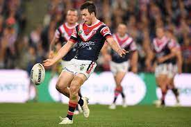 Roosters playmaker luke keary after his side bowed out of the nrl finals. Luke Keary Prepares To Kick For The Roosters Abc News Australian Broadcasting Corporation