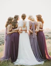 Top 4 Bridesmaid Dresses Trends Your Maids Will Love In Fall Winter Purple Bridesmaid Dresses Bridesmaid Beautiful Bridesmaid Dresses