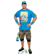 John robshaw textiles boast an appropriate cult following, and this simple yet repeated motif has a similar feel to the one in hunt and goen's apartment. Advanced Graphics Wwe John Cena Life Size Cardboard Cutout Wayfair