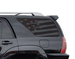 Distressed Black American Flag Decal Distressed Usa Flag Decal Set For Toyota 4runner Decal For Windows 4th Generation 4runner American Flag Ma Toyota 4runner American Flag Decal Flag Decal