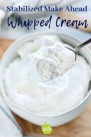 An Easy Stabilized Whipped Cream Recipe Without Gelatin This Homemade Whipp Homemade Whipped Cream Recipe Recipes With Whipping Cream Stabilized Whipped Cream