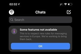 Iphone 7 and iphone 7 plus: Facebook Is Temporarily Disabling Some Messenger And Instagram Features In Europe The Verge