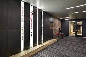 Images From A Recent Walgreens Office Installation In Washington State Featuring Milliken S Fixate Produ Workplace Design Commercial Interiors Linear Lighting