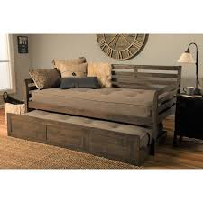 The Varley Daybed With Trundle Boasts Clean Lines And Attractive Angles Whether You Re Using It Every Twin Daybed With Trundle Daybed With Trundle Wood Daybed