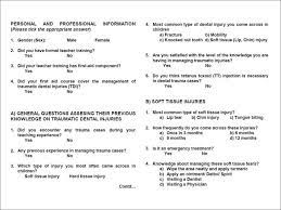 Sections A And B Of Questionnaire Used In The Study Download Scientific Diagram