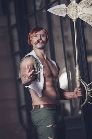 Deku izuku midoriya costume cosplay inspired. Escanor Cosplay Photo