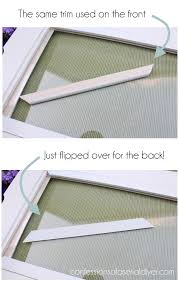 how to add glass to cabinet doors