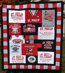 St Phillip S High School T Shirt Quilt Battle Creek Michigan Tee Shirt Quilt Shirt Quilt Jersey Quilt