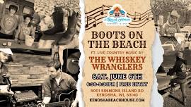Boots on the Beach: Live Country Music by Whiskey Wranglers