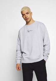 Aerie new love corded cropped crew sweatshirt. Karl Kani Signature Crew Sweatshirt Grey Black Grau Zalando De