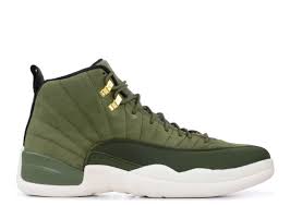 Black And Yellow Jordans 12 Release Date Air Jordan 12 Retro Cp3 Class Of 2003 Air Jordan 130690 301 Olive Canvas Sail Black Metallic Gold Air Jordans Air Jordan 12 Retro Air Jordan Sneakers