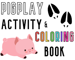 Pigplay Coloring Activity Book for Pet Play BDSM Pig Gift & - Etsy Denmark
