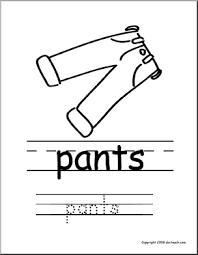 For instance, fb is related to blue, stumbleupon with inexperienced. Coloring Page Write And Color Pants Esl Abcteach