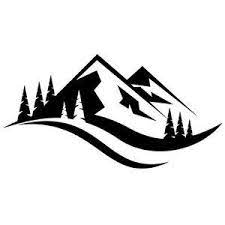 Mountain Outdoor Logo Silhouette Landscape Silhouette Outdoor Logos Logo Silhouette