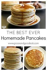 Best Ever Homemade Pancakes Recipe Best Pancake Recipe Homemade Pancakes Food