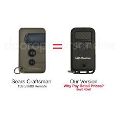 It worked fine for the first few years, then one of the remotes stopped working. Sears Craftman Red Learn Button Mini Keyfob Garage Remote Control