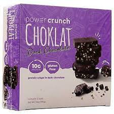 power crunch choklat crunch bar dark