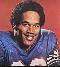 Here's OJ smiling, knowing his 2003 yards and 143 YPG in 14 games will  never be broken.
