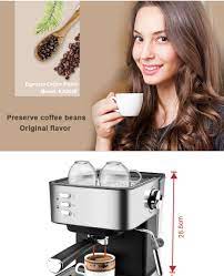 Many sorts of beans can be put in these, and they allow for the coffee machine brand. Buy Dsp Coffee Machine Stainless Steel Pump Espresso Maker 220 240v 850w Coffee Machines At Jolly Chic