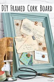 And just in case you need some inspiration, have a look at. Framed Cork Board From A Picture Frame For Home Office Decor Framed Cork Board Diy Cork Board Cork Board