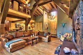 Mountain Style Home Decorated In Rustic Style Rustic Home Interiors House Interior Mountain Style Homes