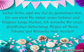 Fühlen sie sich willkommen und stöbern sie in aller ruhe durch die seite(n). Https Xn Geburtstags Wnsche Y6b Org Sohn