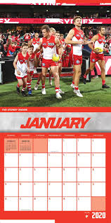 Buddy franklin is still king of sydney in the afl but he needs an his fitness will be crucial in a team full of developing youngsters. Sydney Swans 2020 Sixteen Month Wall Calendar
