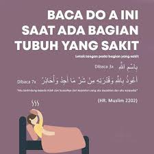 Sahabat ihram kita tentu pernah merasa dalam keadaan tubuh yang tidak sehat dan tidak dalam keadaan fisik yang wajar, demikian kita actually, there must be some reason that the cause of it all. Bacalah Doa Minta Kesembuhan Diri Berikut Ini Ketika Sedang Sakit