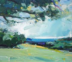 Landscape At Portsea 50x60cm Oil On Linen Australia Nsw Arts Emergingartist Abstract Art Landscape Landscape Art Art