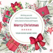 .thank you for helping me to be able to share the true gifts of christmas with my friends and family. Make Personal Merry Christmas Wishes Cards Online Free