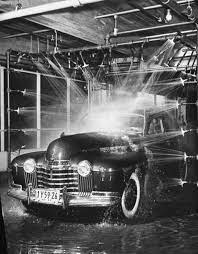 Vintage Pic Of An Olds Being Run Thru An Automatic Car Wash Car Wash Automatic Car Wash Car Detailing