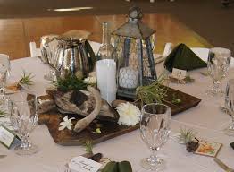 Slate And Driftwood Centerpieces Driftwood Centerpiece Wedding Table Decorations Centerpieces