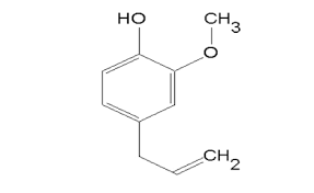 Chemical structure of eugenol (C 10 H 12 O 2 ) | Download ...