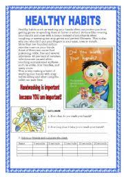 Healthy Habits Worksheets