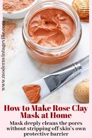 8 Amazing Benefits Of Pink Clay For Flawless Skin Modern Vintage Ville Pink Clay Mask Mask For Oily Skin Clay Mask Recipe