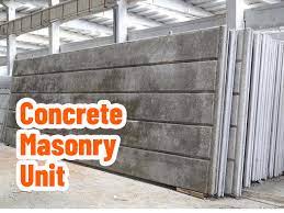 Concrete Masonry Units Concrete Blocks Block Making Machine
