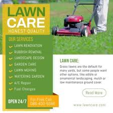 Lawn mowing service business card & letterhead. Customize 870 Lawn Service Flyer Templates Postermywall